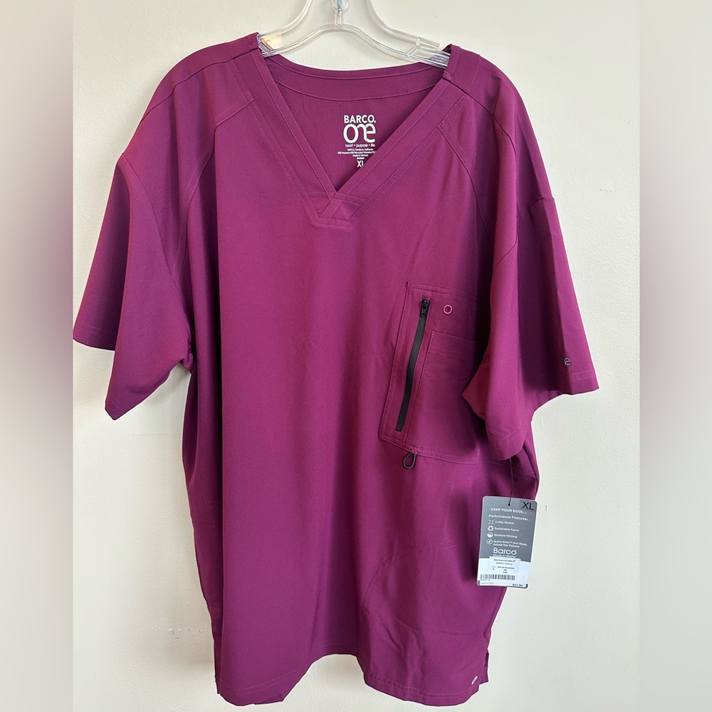Barco One Wine Scrub Top